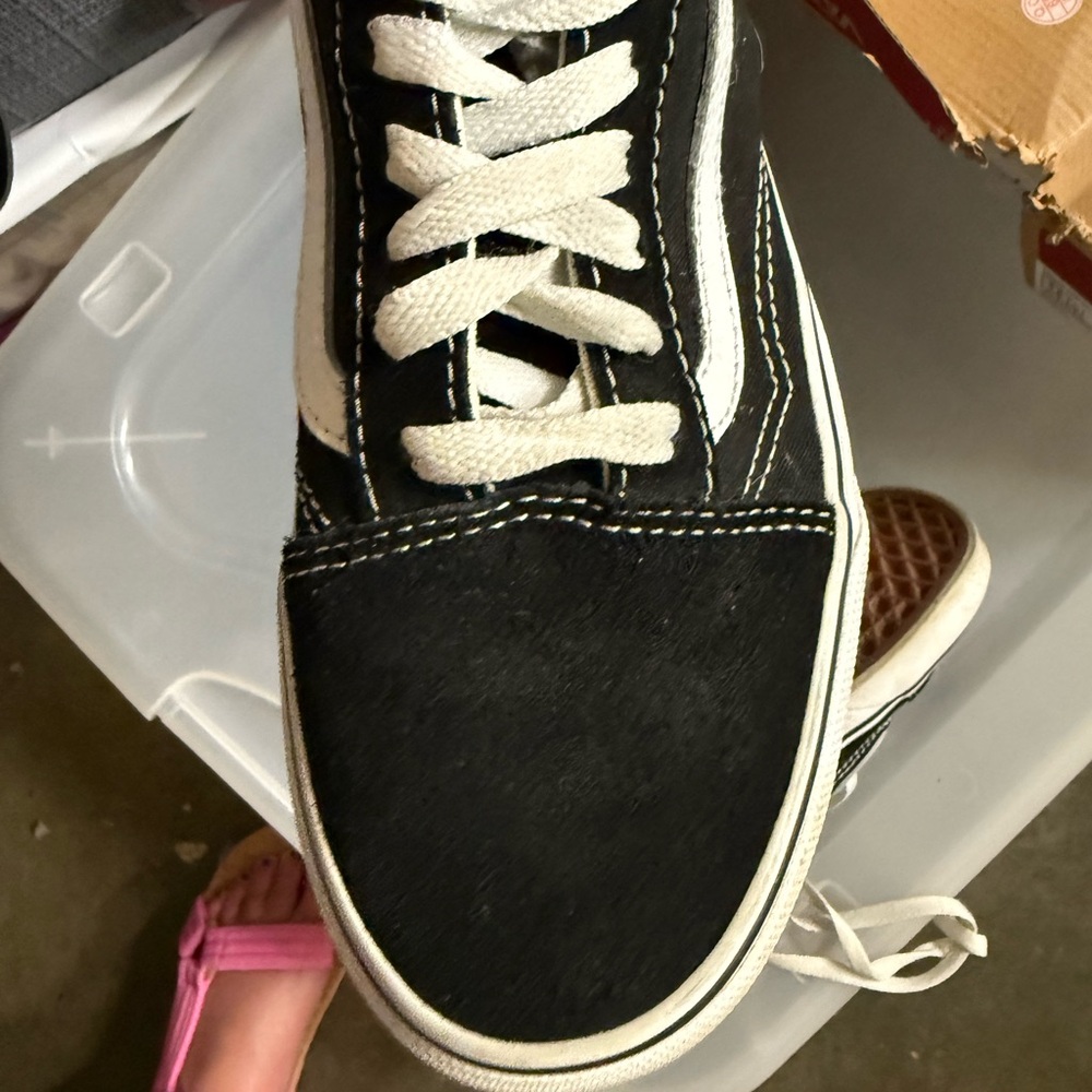 Vans Black and White Sneakers